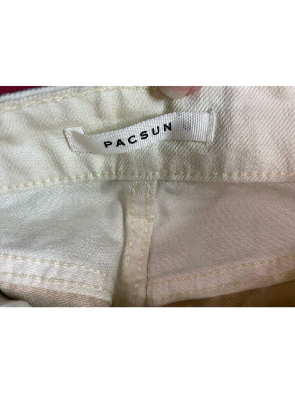 Pacsun Eco Tan~Brown Paneled High rise Mom Jeans Ginger Panel Color Block 24" - Picture 13 of 13